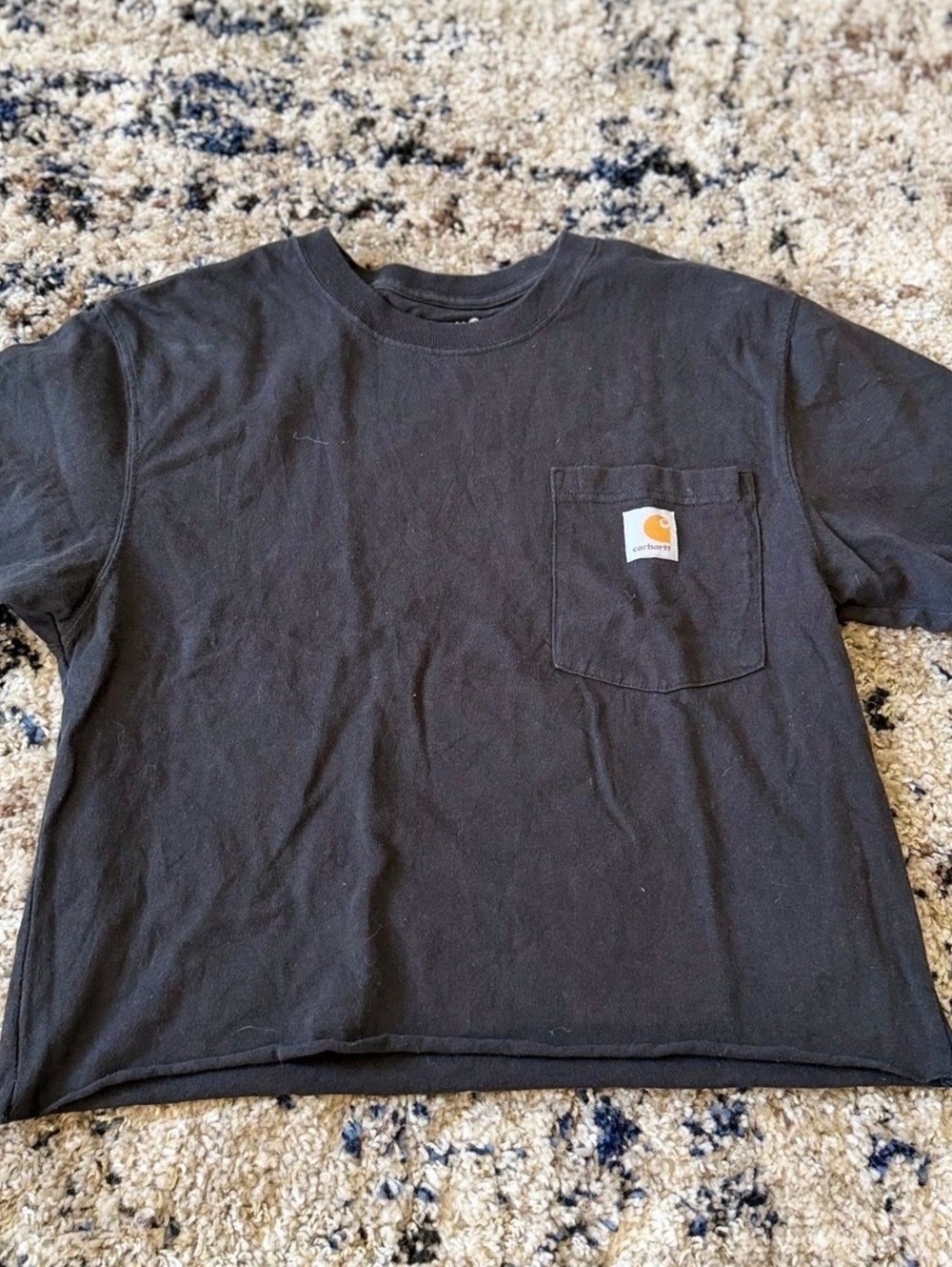 Carhartt Black Loose Fit Pocket Tee Shirt XS